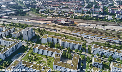 21.07.2021- Hirschgarten Stammstrecke 2 - die Brückenverschiebung
