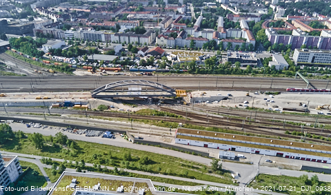 21.07.2021- Hirschgarten Stammstrecke 2 - die Brückenverschiebung
