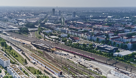 21.07.2021- Hirschgarten Stammstrecke 2 - die Brückenverschiebung