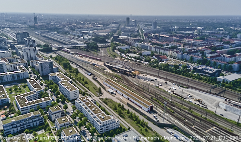 21.07.2021- Hirschgarten Stammstrecke 2 - die Brückenverschiebung
