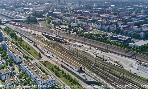 21.07.2021- Hirschgarten Stammstrecke 2 - die Brückenverschiebung