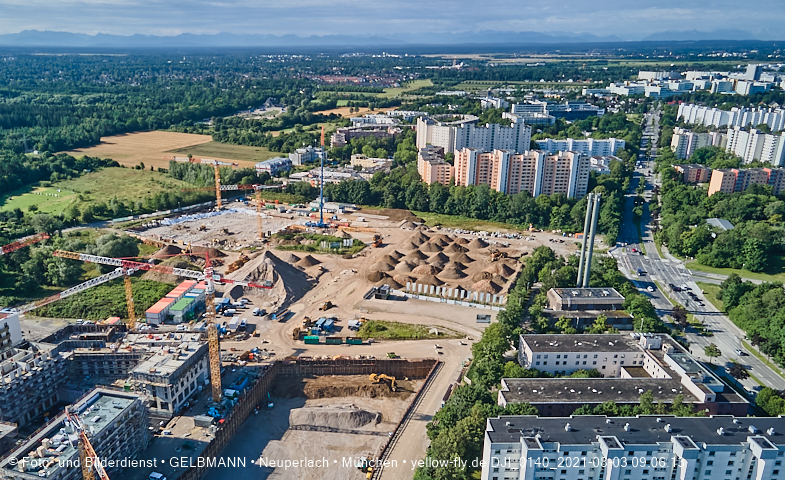 03.08.2021 - Alexisquartier und Pandion Verde in Neuperlach