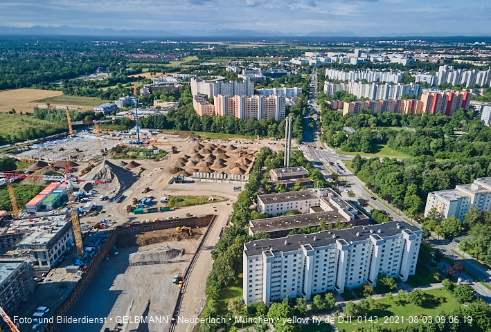 03.08.2021 - Alexisquartier und Pandion Verde in Neuperlach