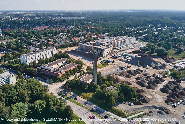 25.08.2021 - Baustelle Pandion Verde und DEMOS-Baustelle im Alexisqaurtier