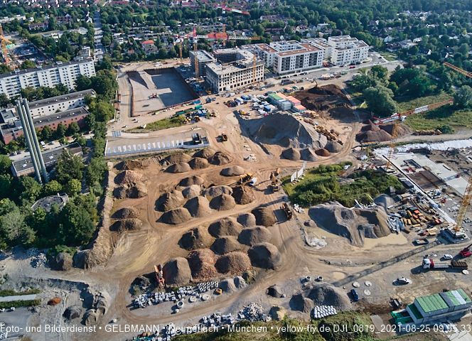 25.08.2021 - Baustelle Pandion Verde und DEMOS-Baustelle im Alexisqaurtier