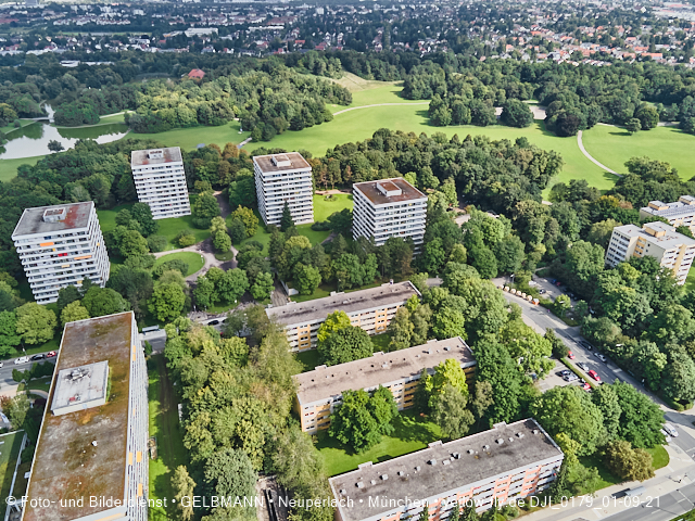 01.09.2021 - Abrissbaustelle Quiddezentrum und Blick zum Ostpark