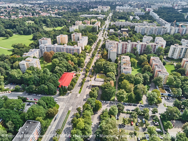 01.09.2021 - Abrissbaustelle Quiddezentrum und Blick zum Ostpark