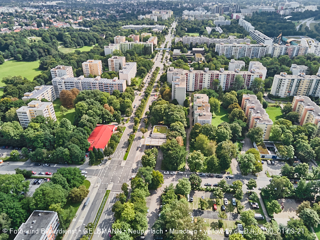 01.09.2021 - Abrissbaustelle Quiddezentrum und Blick zum Ostpark