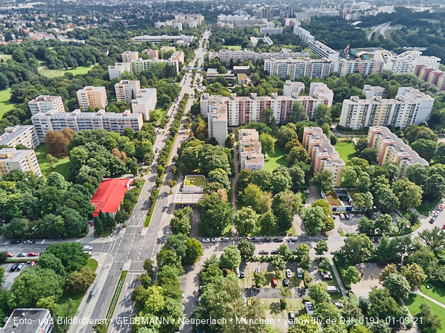 01.09.2021 - Abrissbaustelle Quiddezentrum und Blick zum Ostpark