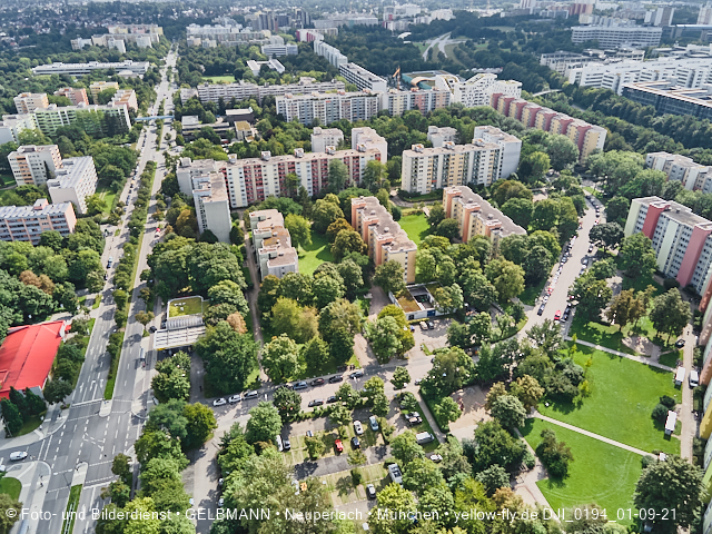 01.09.2021 - Abrissbaustelle Quiddezentrum und Blick zum Ostpark