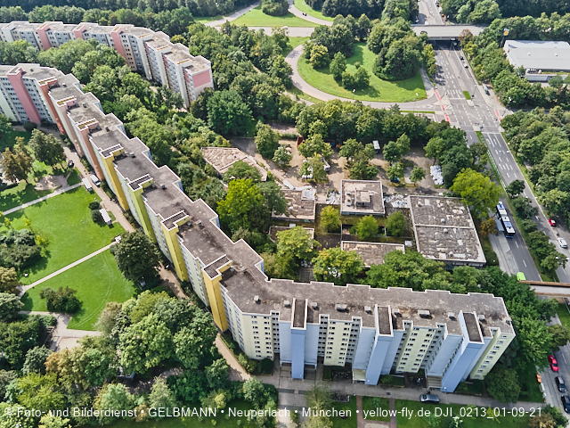 01.09.2021 - Abrissbaustelle Quiddezentrum und Blick zum Ostpark