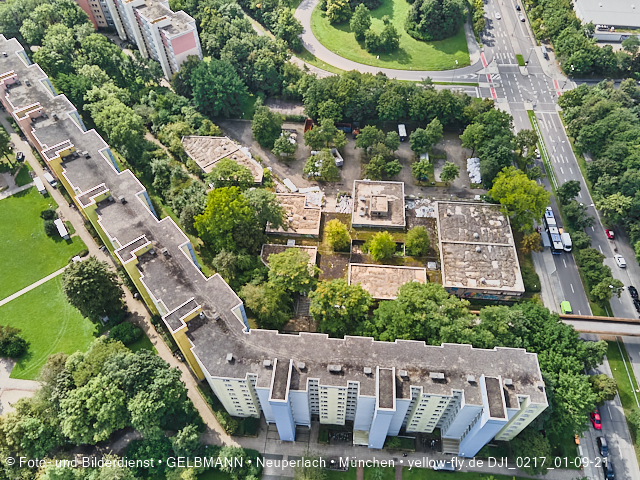 01.09.2021 - Abrissbaustelle Quiddezentrum und Blick zum Ostpark
