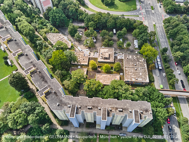 01.09.2021 - Abrissbaustelle Quiddezentrum und Blick zum Ostpark