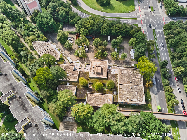 01.09.2021 - Abrissbaustelle Quiddezentrum und Blick zum Ostpark