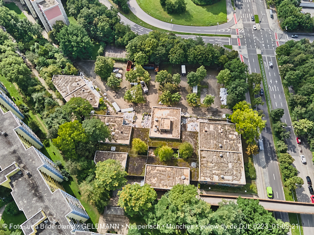01.09.2021 - Abrissbaustelle Quiddezentrum und Blick zum Ostpark