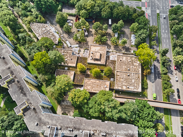 01.09.2021 - Abrissbaustelle Quiddezentrum und Blick zum Ostpark