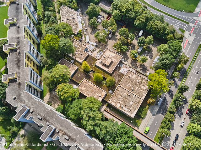 01.09.2021 - Abrissbaustelle Quiddezentrum und Blick zum Ostpark