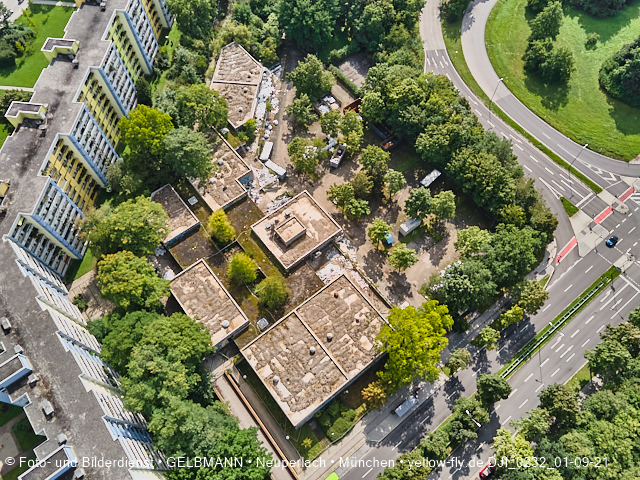 01.09.2021 - Abrissbaustelle Quiddezentrum und Blick zum Ostpark