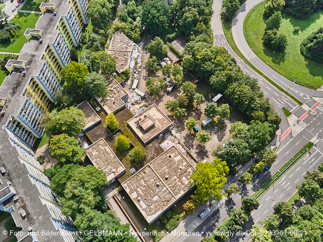 01.09.2021 - Abrissbaustelle Quiddezentrum und Blick zum Ostpark