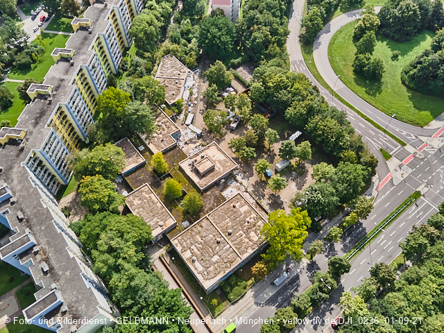 01.09.2021 - Abrissbaustelle Quiddezentrum und Blick zum Ostpark