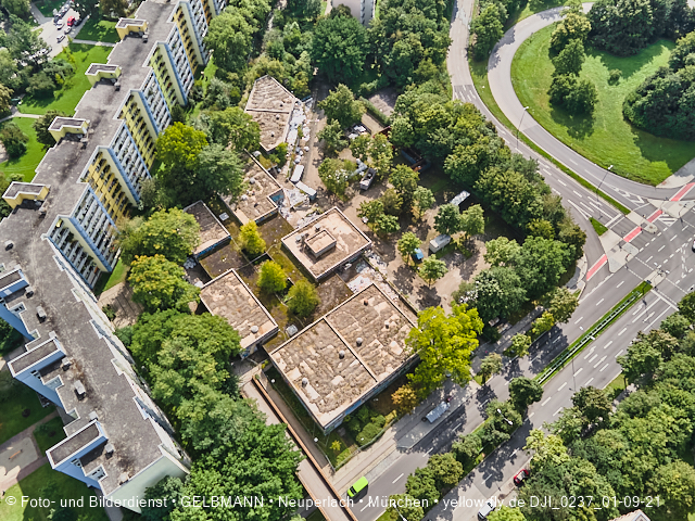 01.09.2021 - Abrissbaustelle Quiddezentrum und Blick zum Ostpark