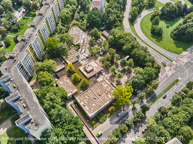 01.09.2021 - Abrissbaustelle Quiddezentrum und Blick zum Ostpark