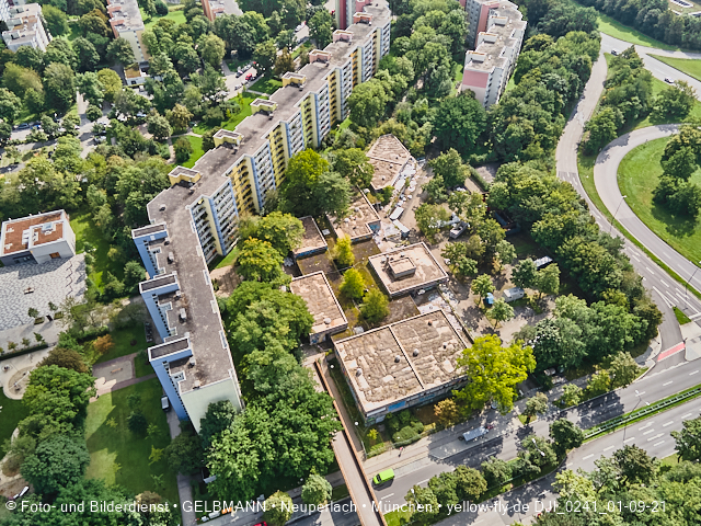 01.09.2021 - Abrissbaustelle Quiddezentrum und Blick zum Ostpark