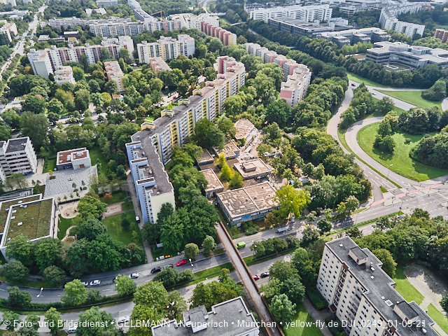 01.09.2021 - Abrissbaustelle Quiddezentrum und Blick zum Ostpark