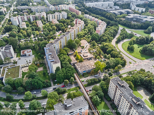 01.09.2021 - Abrissbaustelle Quiddezentrum und Blick zum Ostpark