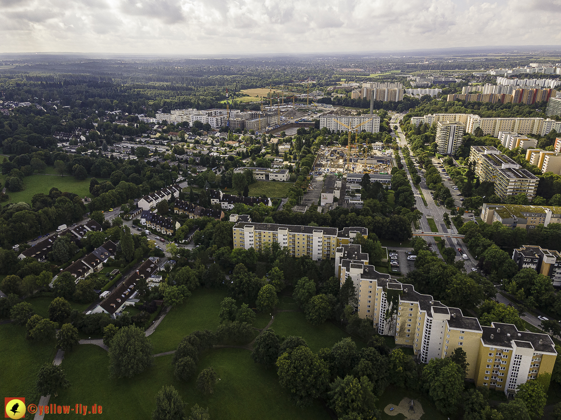 01.09.2021 - Alexisquartier und Grundschule Wohnanalge Karl-Marx-Ring in Neuperlach