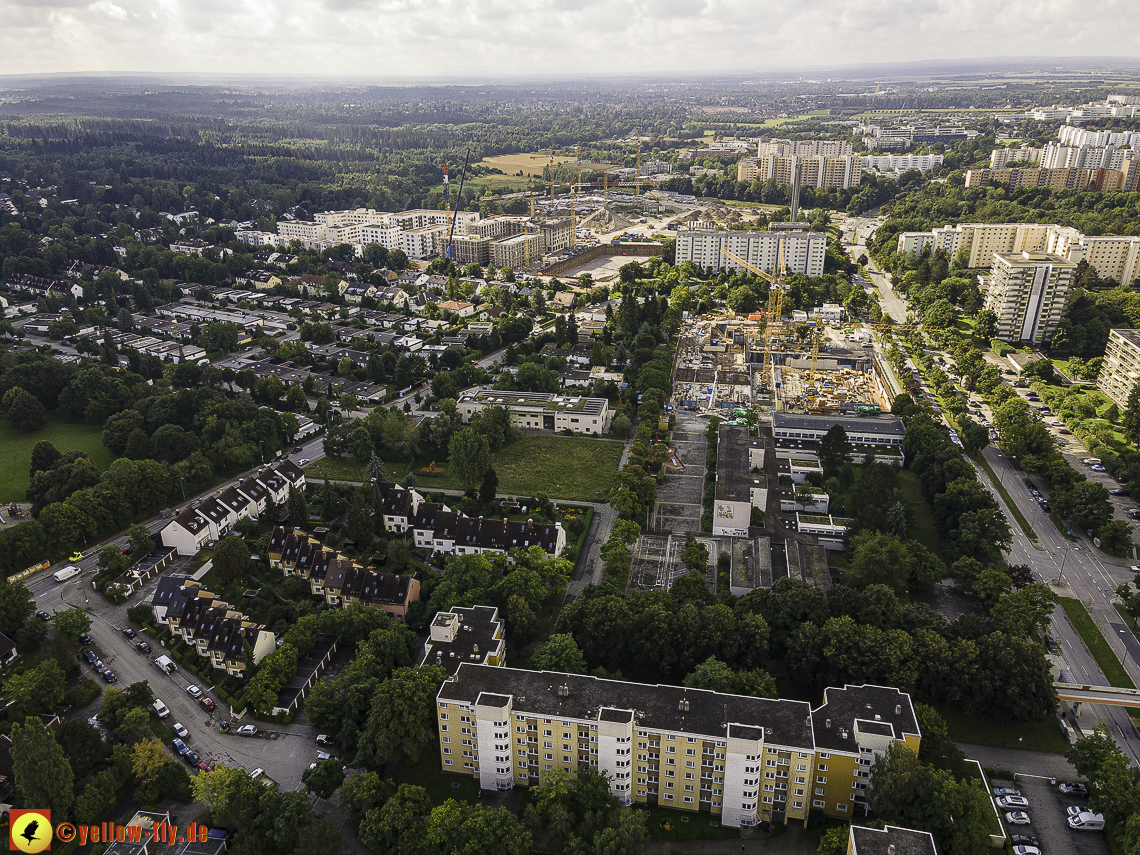 01.09.2021 - Alexisquartier und Grundschule Wohnanalge Karl-Marx-Ring in Neuperlach