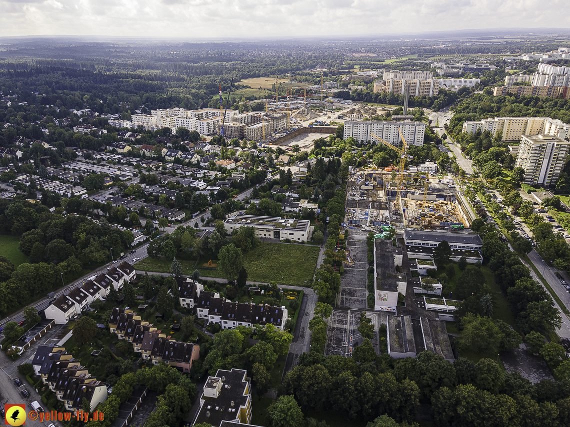 01.09.2021 - Alexisquartier und Grundschule Wohnanalge Karl-Marx-Ring in Neuperlach