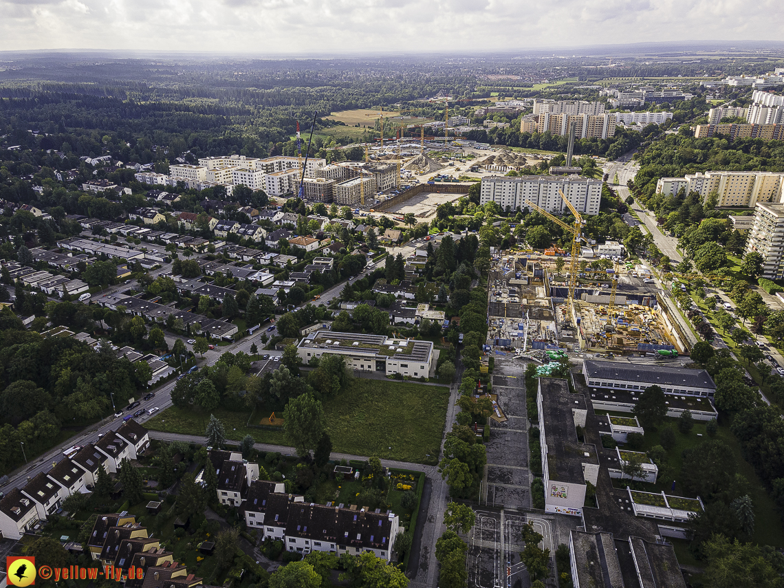 01.09.2021 - Alexisquartier und Grundschule Wohnanalge Karl-Marx-Ring in Neuperlach