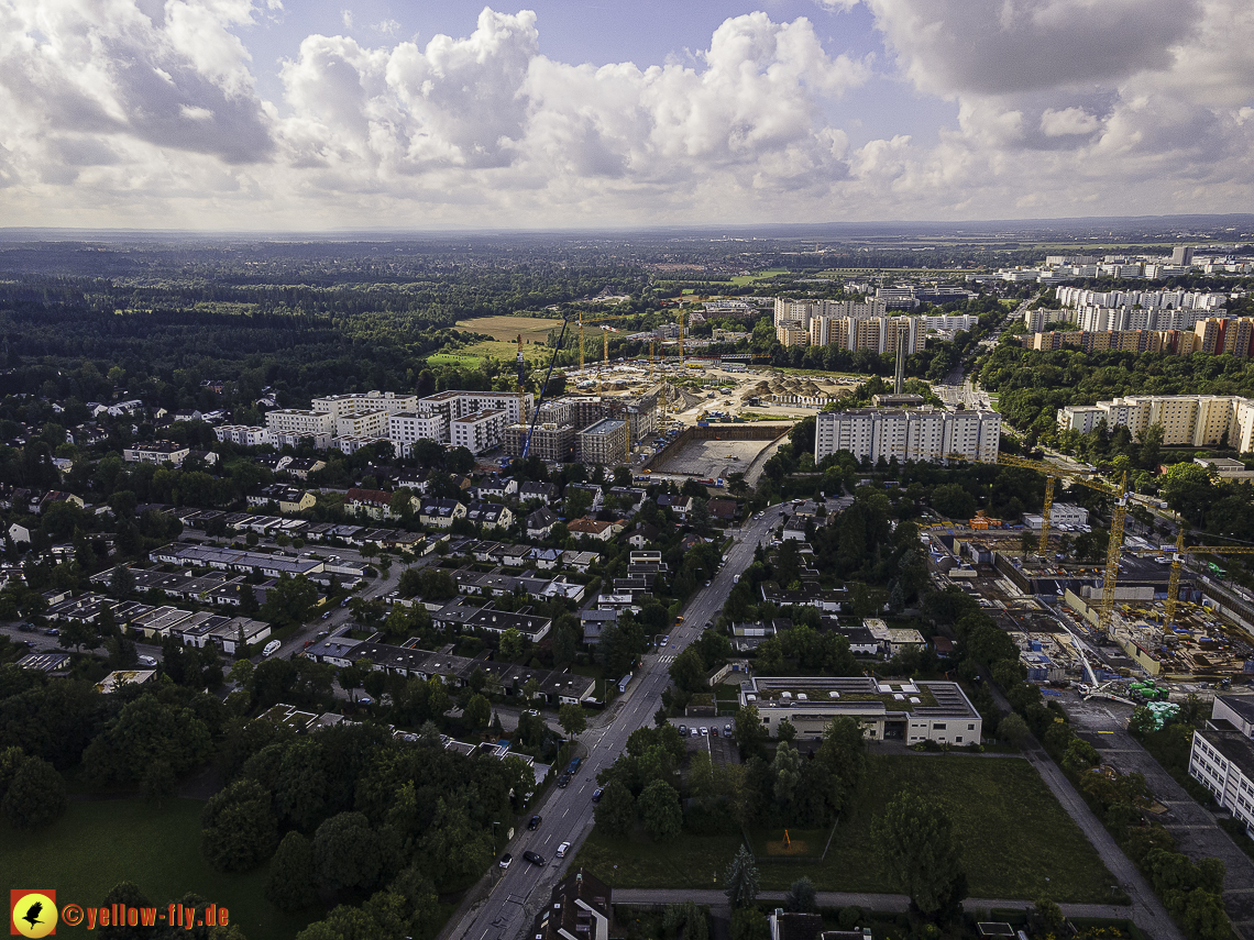 01.09.2021 - Alexisquartier und Grundschule Wohnanalge Karl-Marx-Ring in Neuperlach