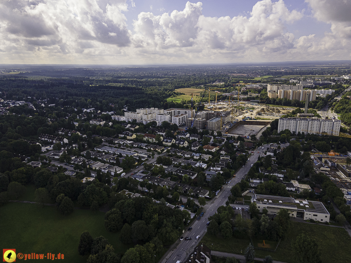 01.09.2021 - Alexisquartier und Grundschule Wohnanalge Karl-Marx-Ring in Neuperlach