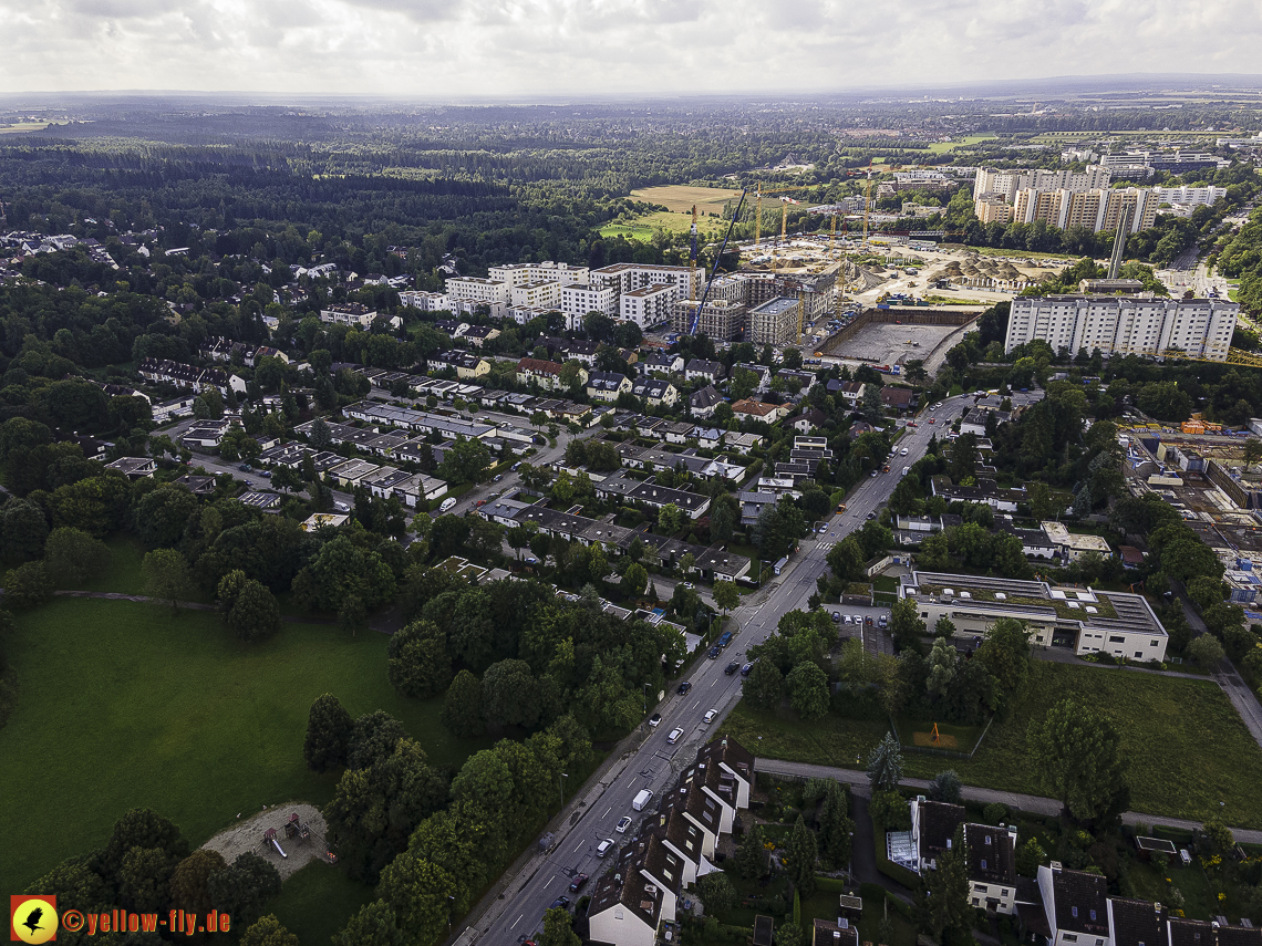 01.09.2021 - Alexisquartier und Grundschule Wohnanalge Karl-Marx-Ring in Neuperlach