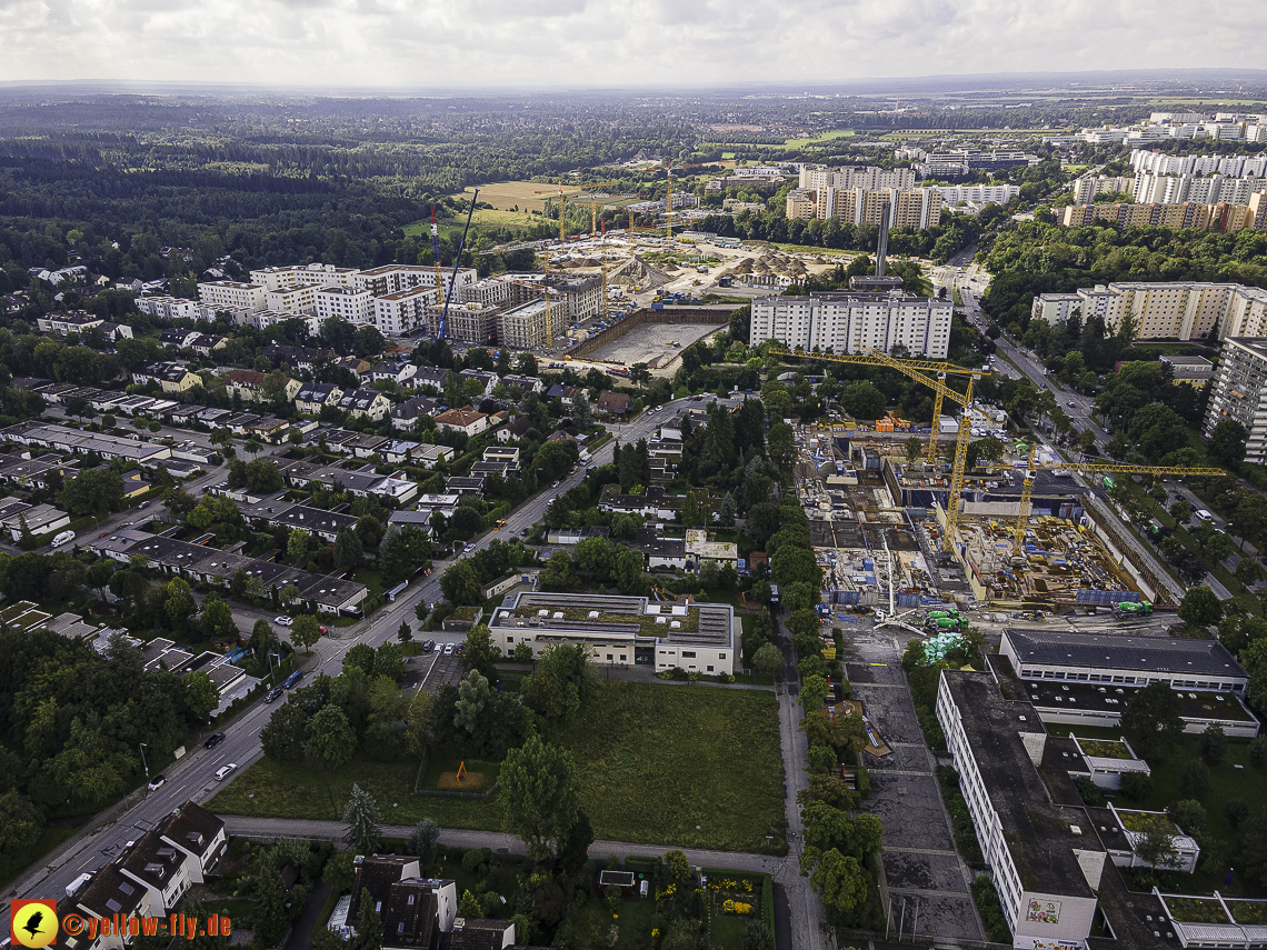 01.09.2021 - Alexisquartier und Grundschule Wohnanalge Karl-Marx-Ring in Neuperlach