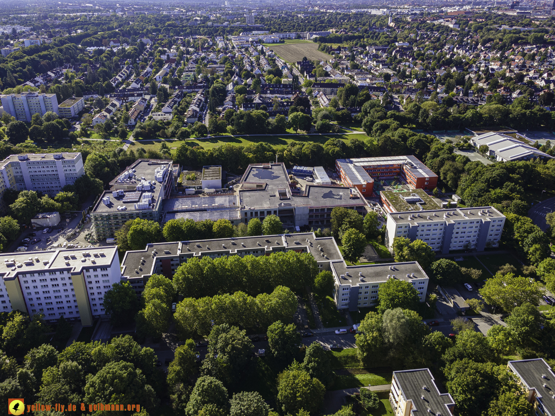 23.09.2021 - Baustelle Schule am Strehleranger in Neuperlach