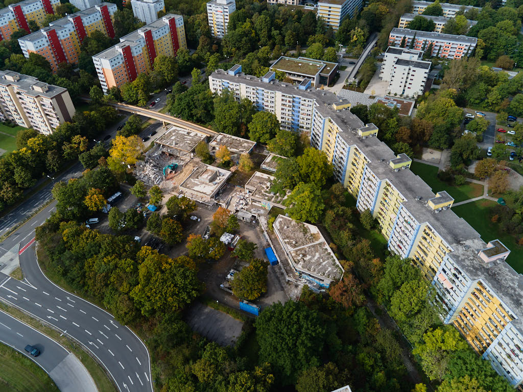 28.09.2021 - Abrissbegin des Quiddezentrums in Neuperlach