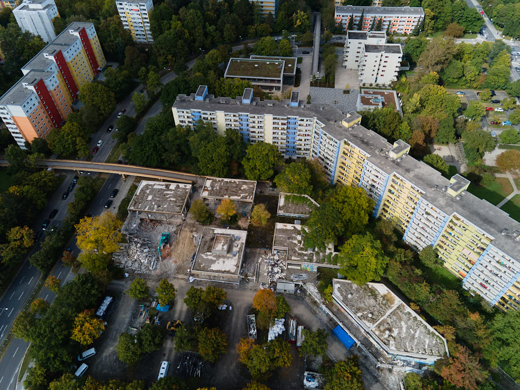 28.09.2021 - Abrissbegin des Quiddezentrums in Neuperlach