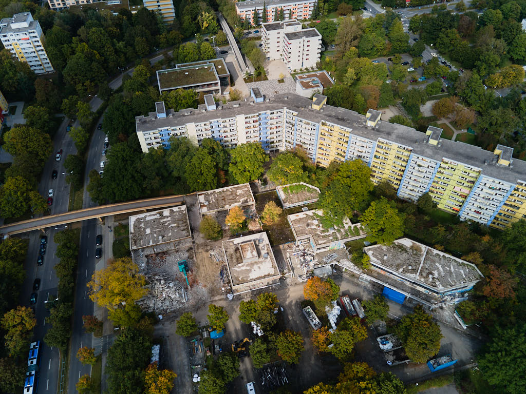 28.09.2021 - Abrissbegin des Quiddezentrums in Neuperlach