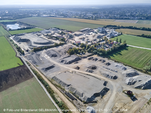 11.10.2021 - Gronsdorf mit Kieswerk undRiemer See