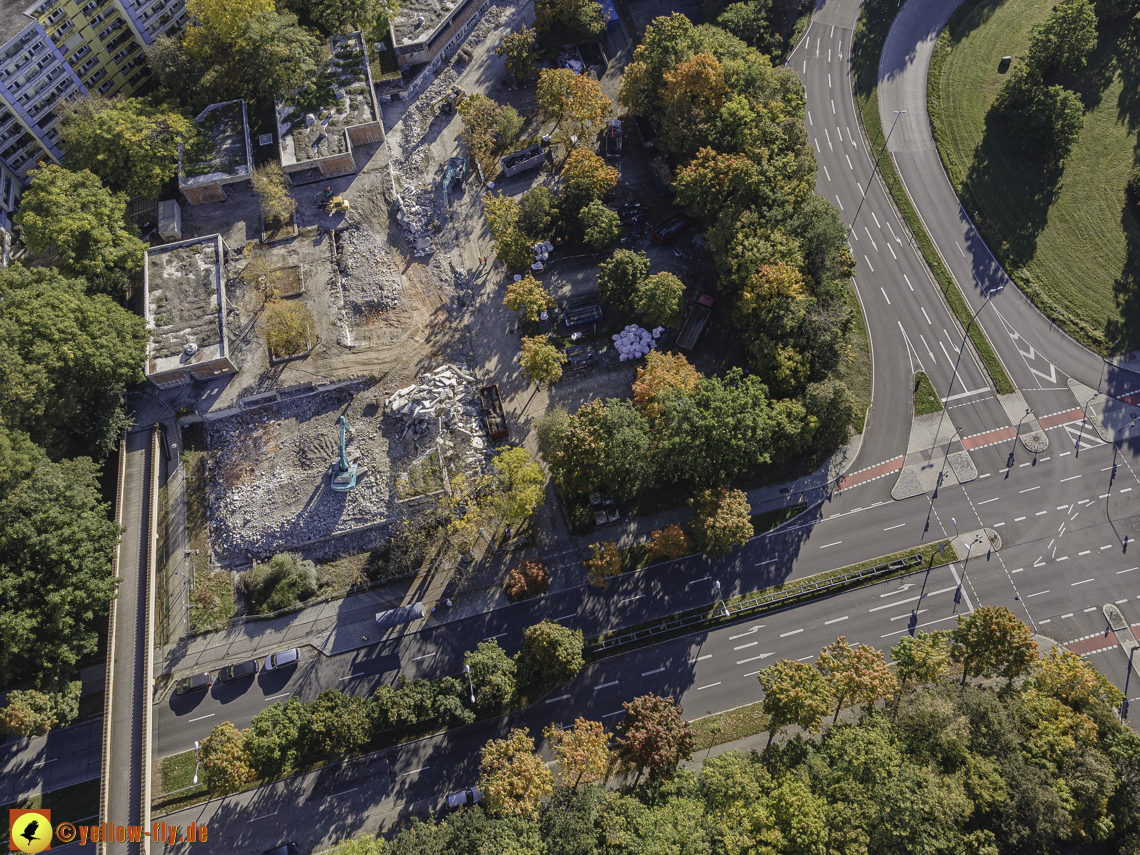 11.10.2021 - Abriss des Quiddezentrums in Neuperlach