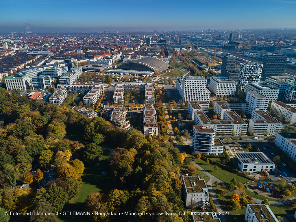 29.10.2021 - Wohnanlage Hirschgarten und paketposthalle