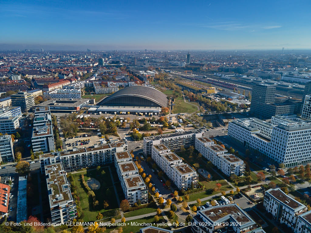 29.10.2021 - Wohnanlage Hirschgarten und paketposthalle