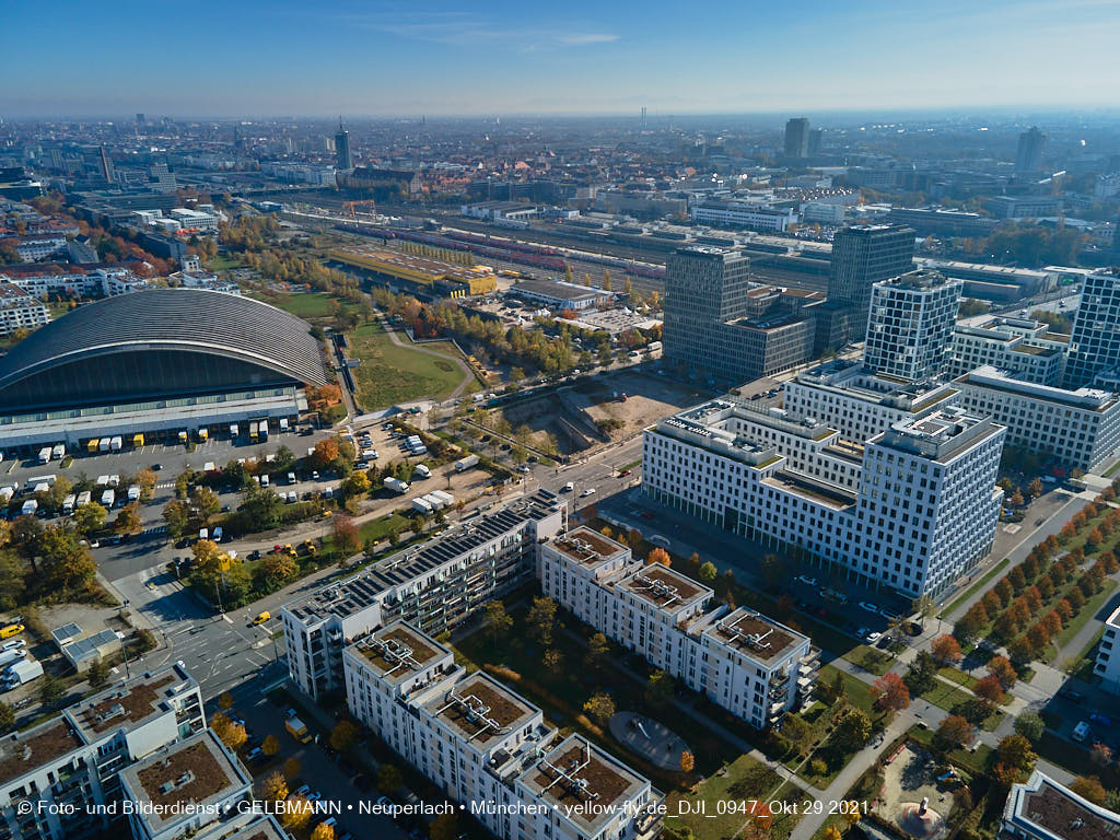 29.10.2021 - Wohnanlage Hirschgarten und paketposthalle