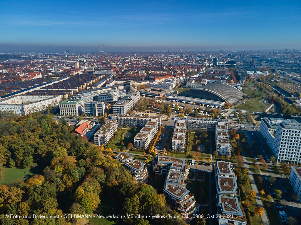 29.10.2021 - Wohnanlage Hirschgarten und paketposthalle