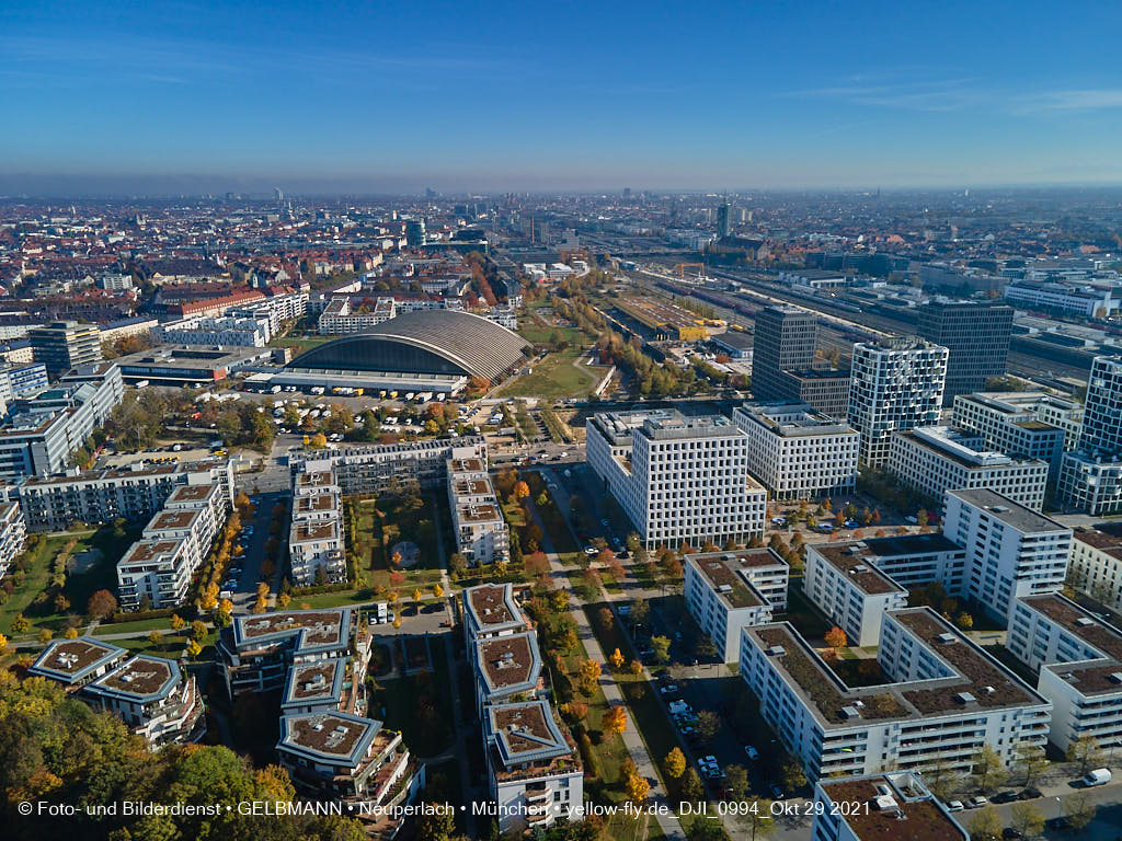 29.10.2021 - Wohnanlage Hirschgarten und paketposthalle