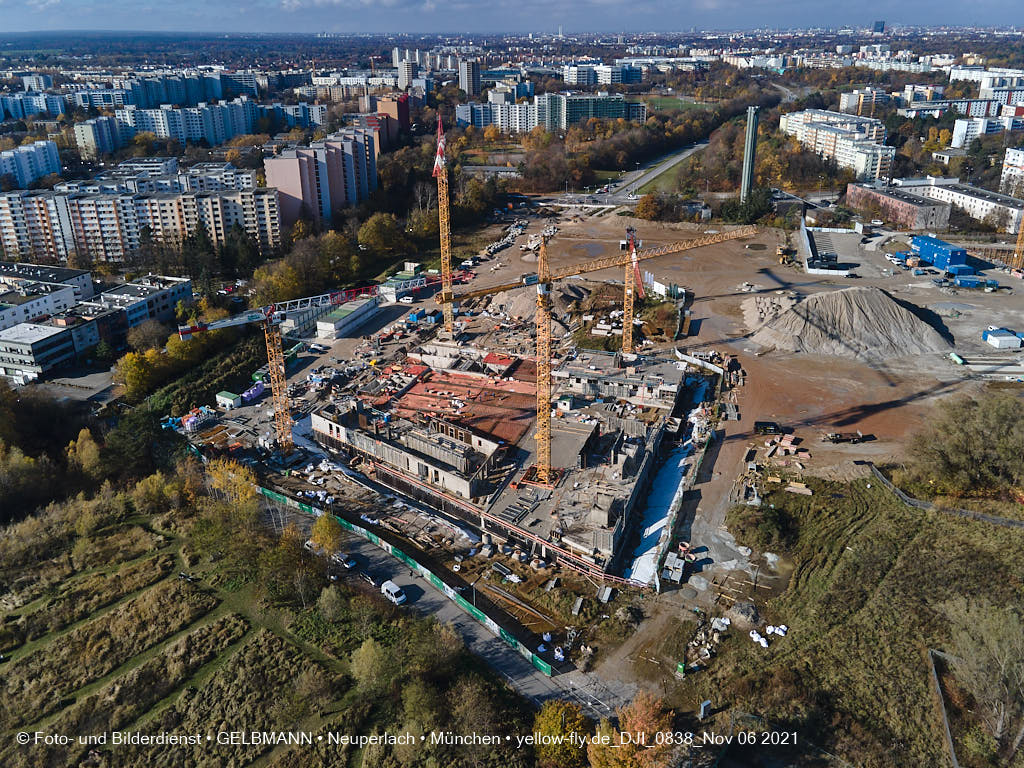 06.11.2021 - Baustelle PANDIONVERDE in Neuperlach
