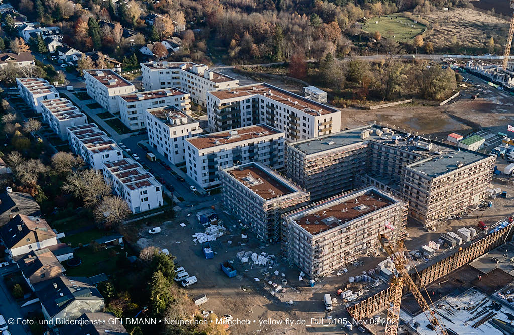 09.11.2021 - Baustelle Alexisquartier - Baugrube Das Duett